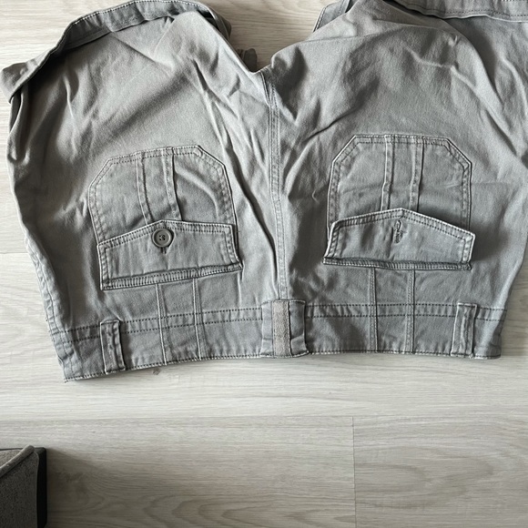 Green Cargo Shorts - Picture 2 of 3